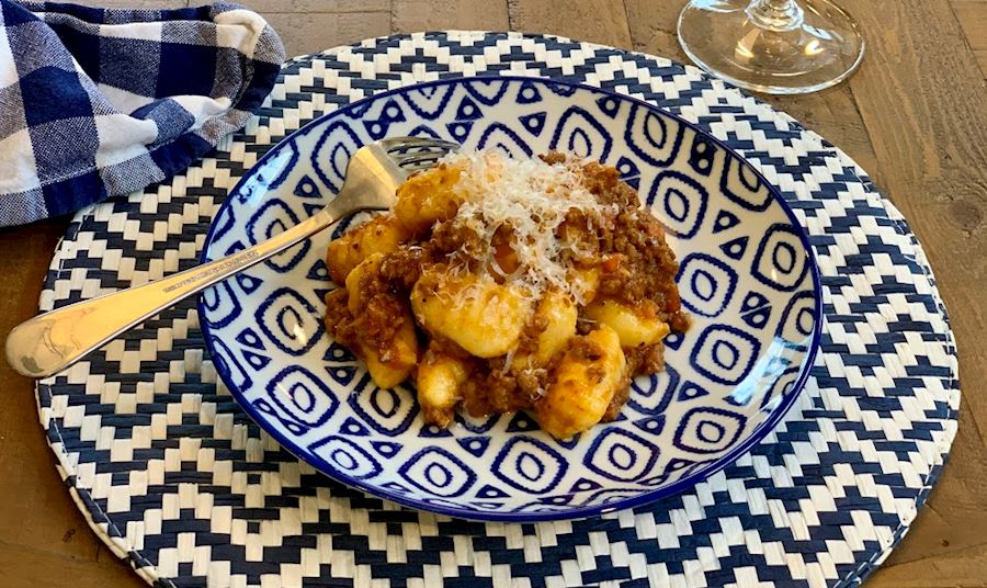 Gnocchi Bolognese from Chef Kyle Zachary of TOPPER's