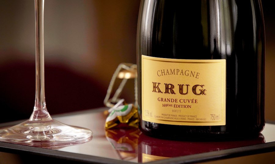 Krug Champagne Bottle