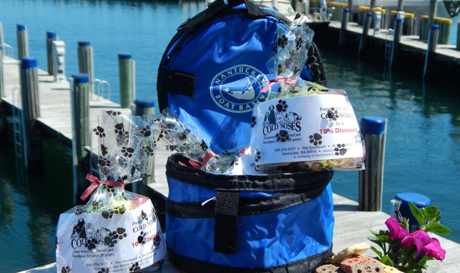 WOOF Welcome Bags at the Boat Basin